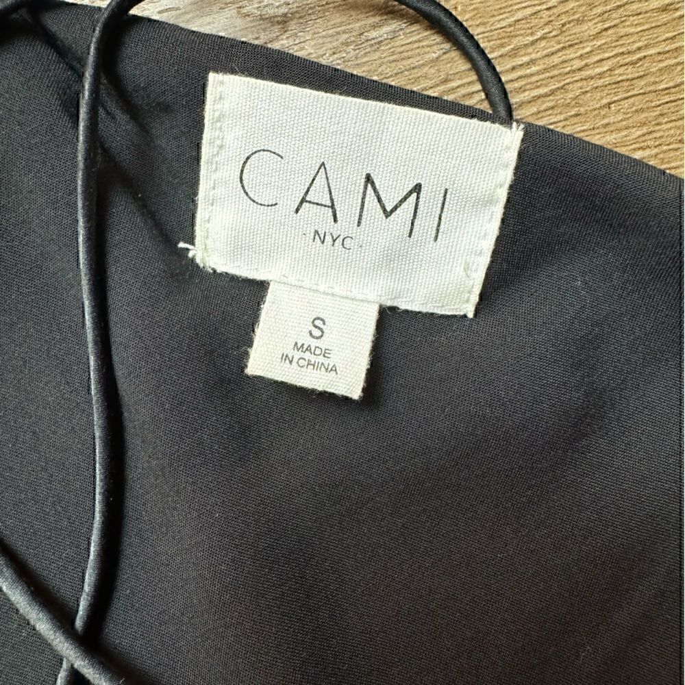 Cami NYC Black Silk Midi Slip Dress - Picture 5 of 14